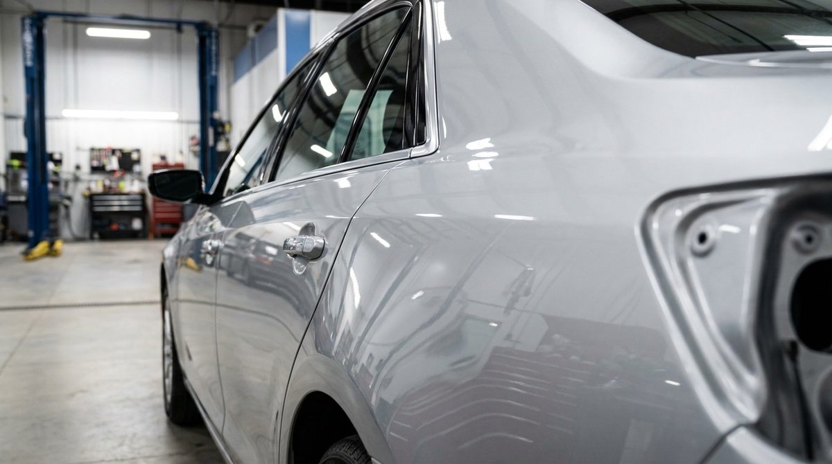 Vehicle restored to factory condition after paintless dent repair